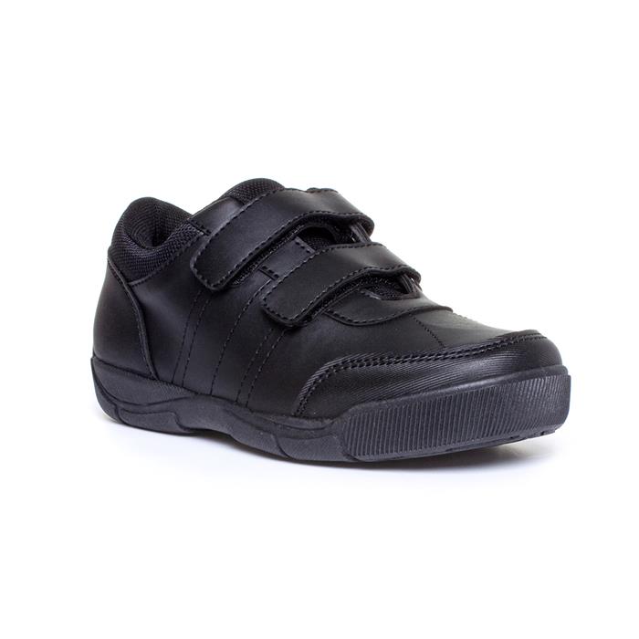 Beckett Boys Black Lace Up School Shoe