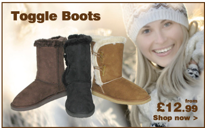 Womens Toggle Boots from £12.99