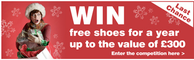 Free Prize Draw - Win Shoes up to the Value of £300