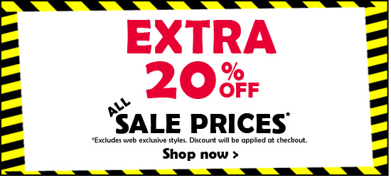 Extra 20% off all Sale Prices