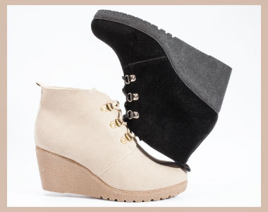 wedge shoe boots for women