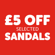 £5 off Sandals (Click For Details)