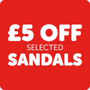£5 off Sandals (Click For Details)