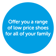 Offer you a range of low price shoes for all your family