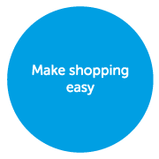 Make shopping easy