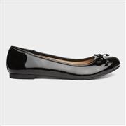 Lilley Gerri Womens Black Patent Ballerina (Click For Details)