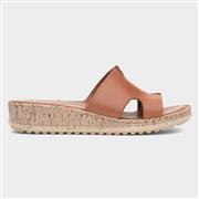 Hush Puppies Eloise Womens Tan Leather Sandal (Click For Details)