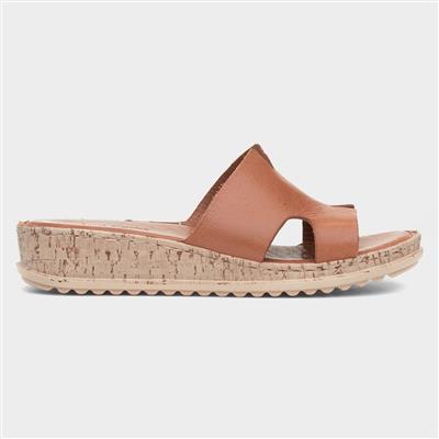 Eloise Womens Tan Leather Sandal