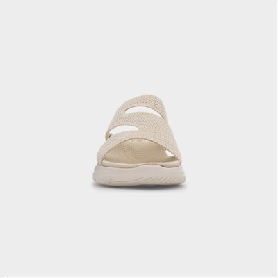 Simone Womens Beige Mule Sandal
