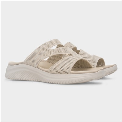 Simone Womens Beige Mule Sandal