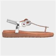 Lunar Iona Womens Silver Toe Post Sandal (Click For Details)