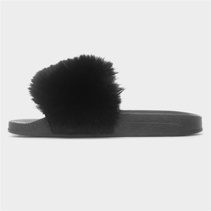 Georgina Womens Black Slider