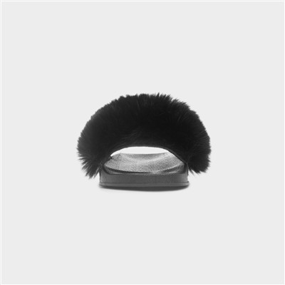 Georgina Womens Black Slider