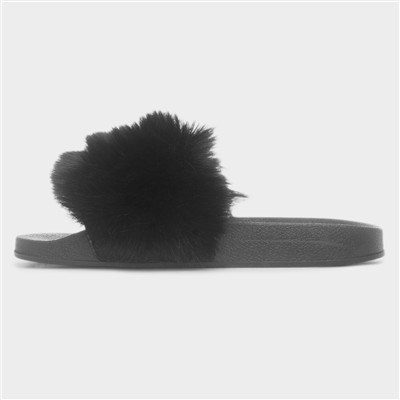 Georgina Womens Black Slider