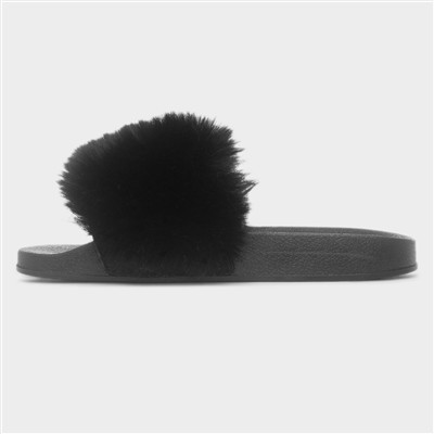 Georgina Womens Black Slider