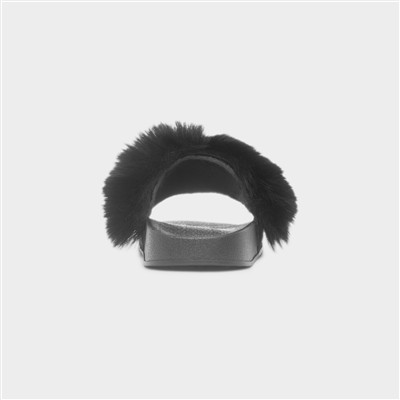 Georgina Womens Black Slider