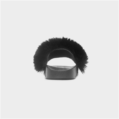 Georgina Womens Black Slider
