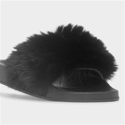 Georgina Womens Black Slider