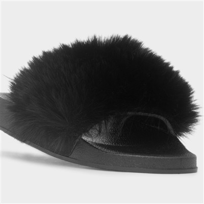 Georgina Womens Black Slider