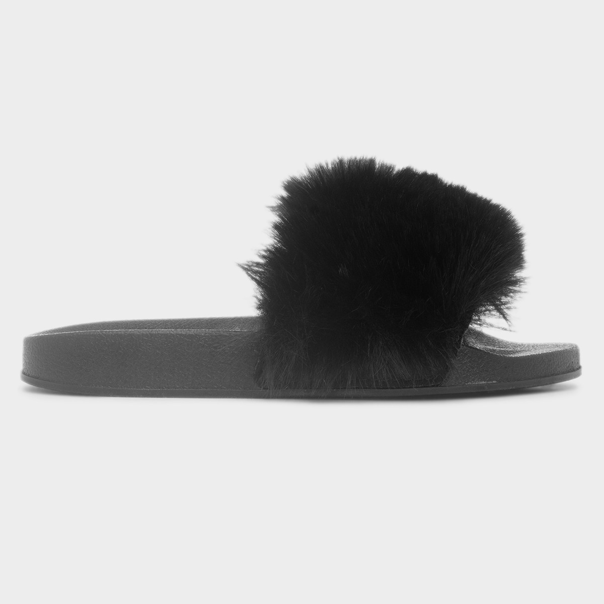 Georgina Womens Black Slider