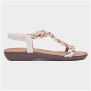 Lunar Larissa Womens White Sandal (Click For Details)