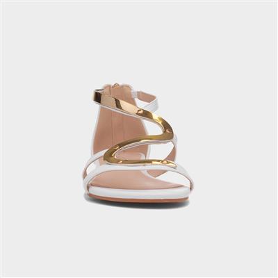 Girona Womens White Sandal