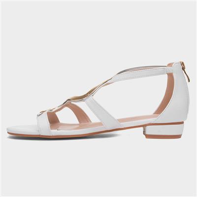 Girona Womens White Sandal