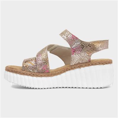 Antistress Womens Multi Wedge Sandal
