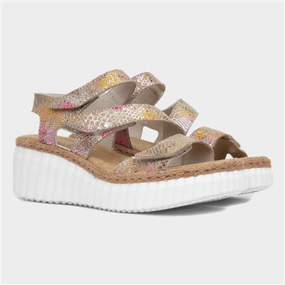 Antistress Womens Multi Wedge Sandal