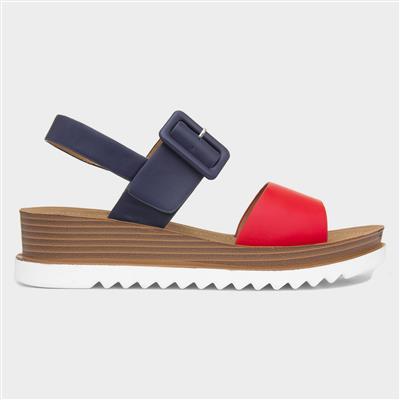 Pistachio Womens Multi Wedge Sandals