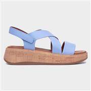 Heavenly Feet Harper Womens Blue Strappy Sandal (Click For Details)