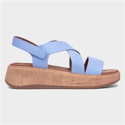 Harper Womens Blue Strappy Sandal