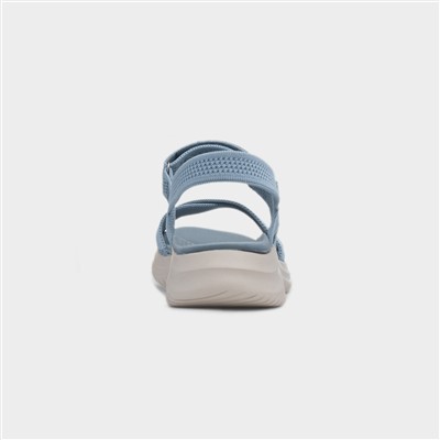Steph Womens Blue Easy Fasten Sandal
