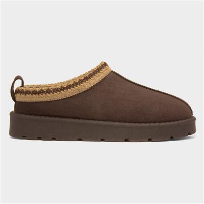 Chloe Womens Chocolate Slip On Shoe