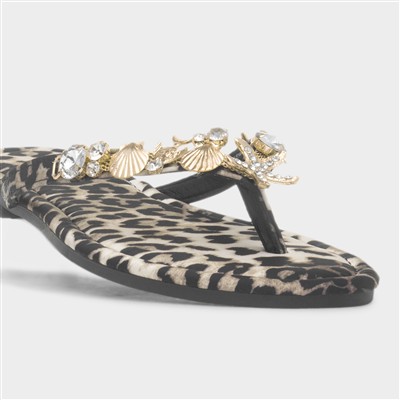 Cora Womens Multi Shell Sandal