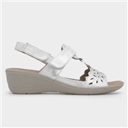 Cushion Walk Serena Womens White Wedge Sandal (Click For Details)