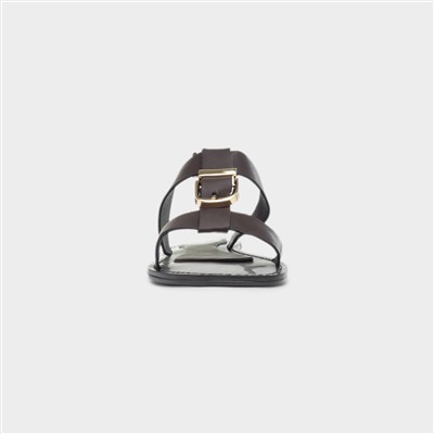 Tamara Womens Chocolate Sandal