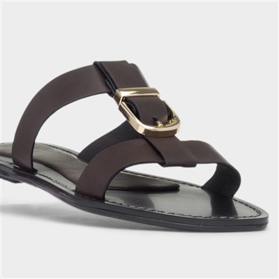 Tamara Womens Chocolate Sandal