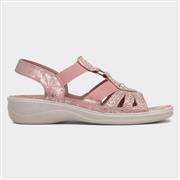 Cushion Walk Lacy Womens Rose Wedge Sandal (Click For Details)