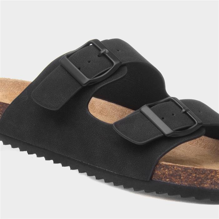 Kati Womens Black Mule Sandal