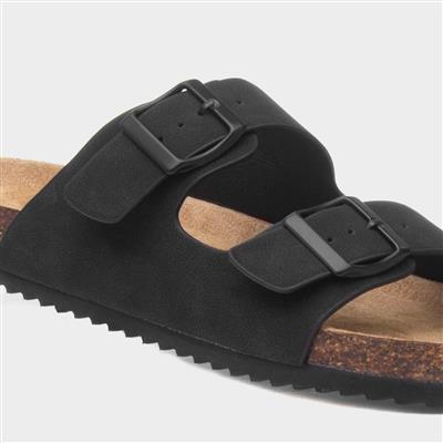 Kati Womens Black Mule Sandal