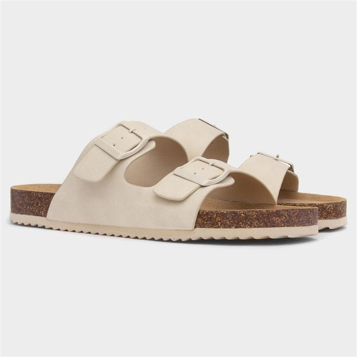 Kati Womens Cream Mule Sandal