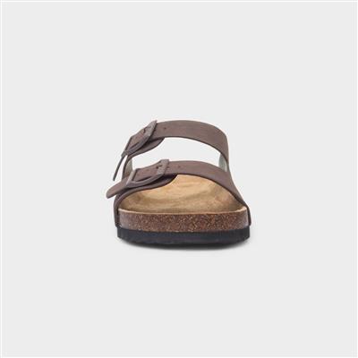 Kati Womens Brown Mule Sandal