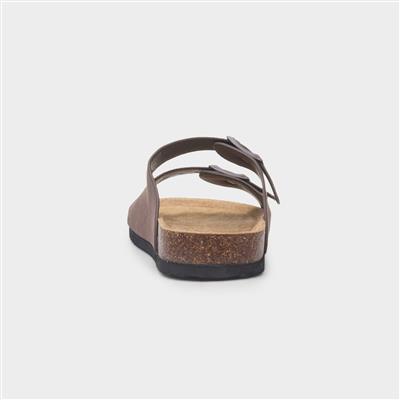 Kati Womens Brown Mule Sandal