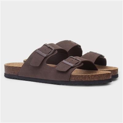 Kati Womens Brown Mule Sandal