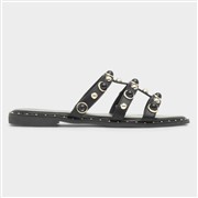 Truffle Collection Cloe Womens Black Mule Sandal (Click For Details)