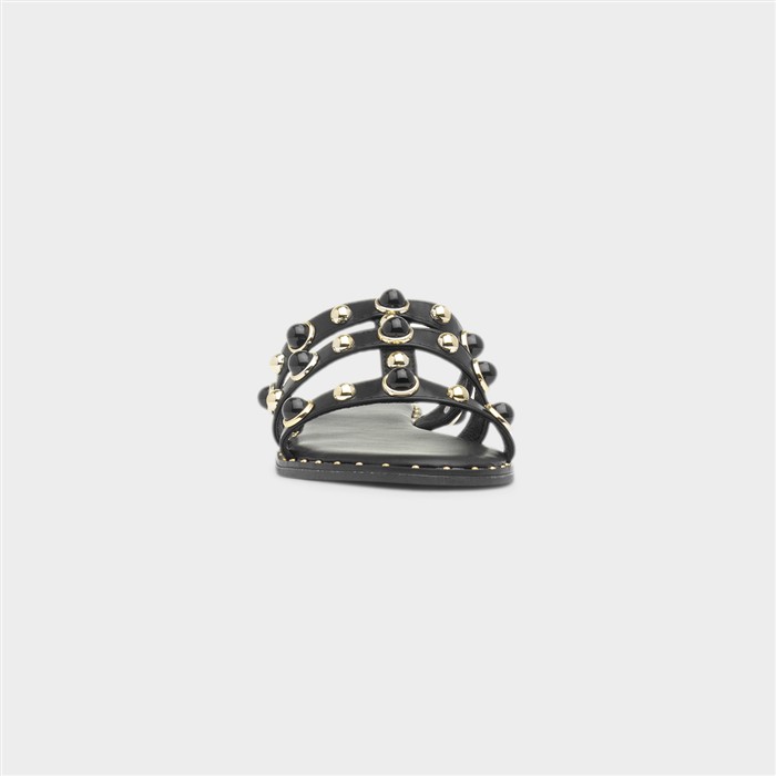 Cloe Womens Black Mule Sandal