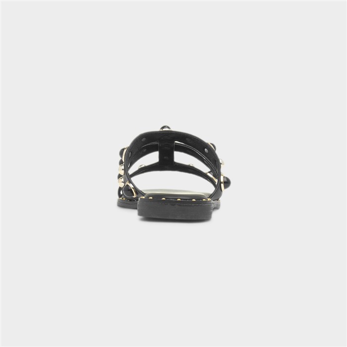 Cloe Womens Black Mule Sandal