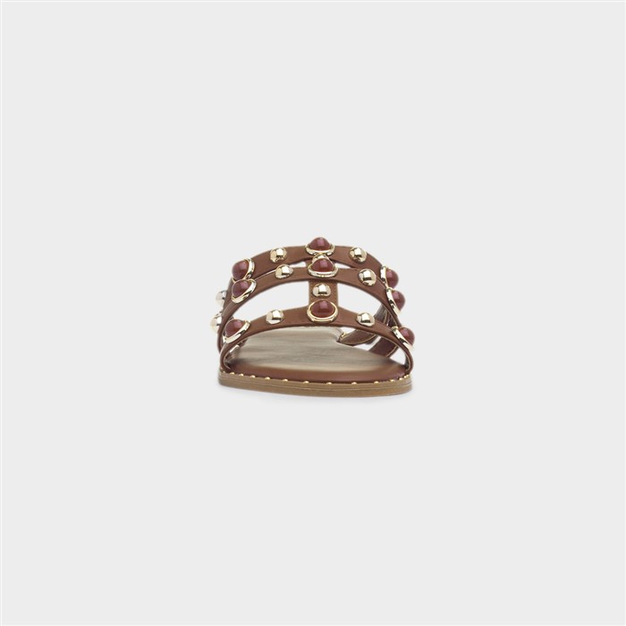 Cloe Womens Brown Mule Sandal