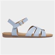 Divaz Antalya Womens Blue Strappy Sandals (Click For Details)